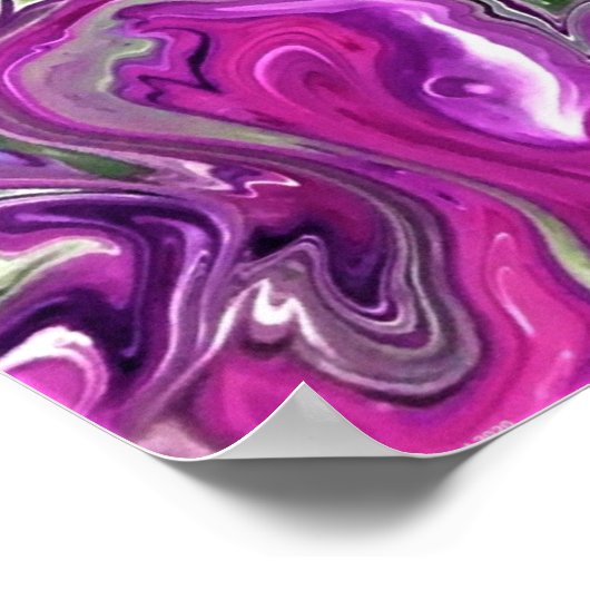 Abstracte kleurstudie 427, poster (Hoek)