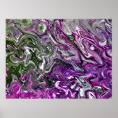 Abstracte kleurstudie 427, poster (Voorkant)