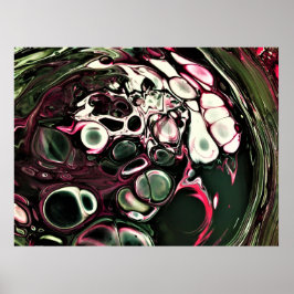 Abstracte kleurstudie 428, poster