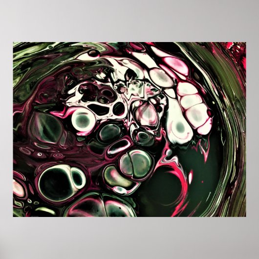 Abstracte kleurstudie 428, poster (Voorkant)