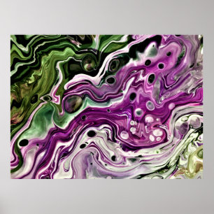 Abstracte kleurstudie 440, poster