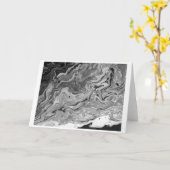 Abstracte kleurstudie 442 / Noir, Kaart (Gele Bloem)