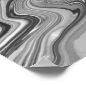 Abstracte kleurstudie 442 / Noir, Poster (Hoek)