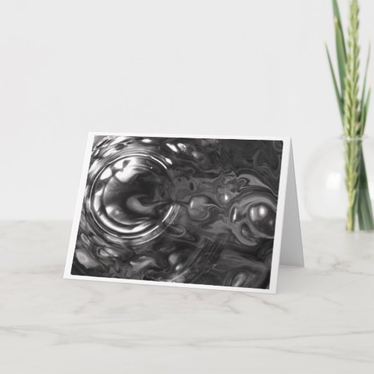 Abstracte kleurstudie 443 / Noir, Kaart (Voorkant)