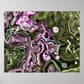 Abstracte kleurstudie 444, poster (Voorkant)