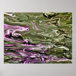 Abstracte kleurstudie 448, poster