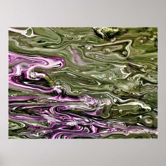 Abstracte kleurstudie 448, poster (Voorkant)