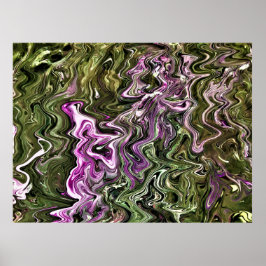 Abstracte kleurstudie 449, poster