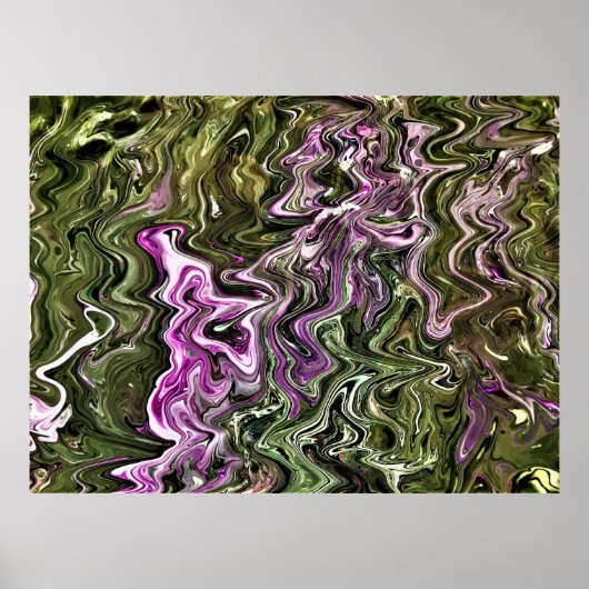 Abstracte kleurstudie 449, poster (Voorkant)