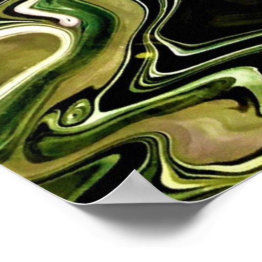 Abstracte kleurstudie 464, poster (Hoek)