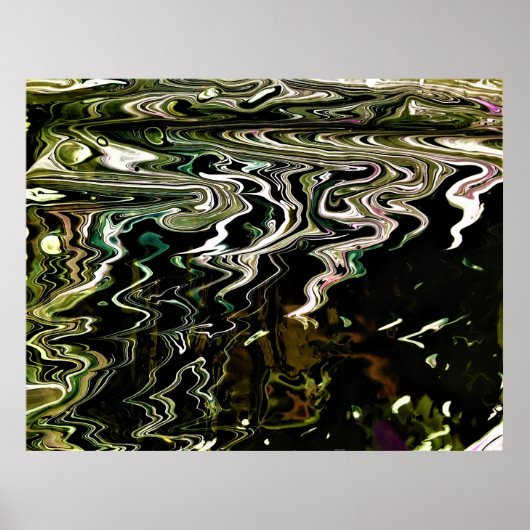 Abstracte kleurstudie 464, poster (Voorkant)