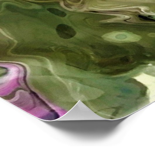 Abstracte kleurstudie 466, poster (Hoek)