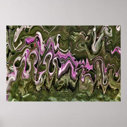 Abstracte kleurstudie 466, poster (Voorkant)