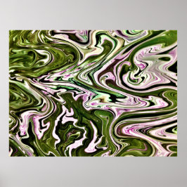 Abstracte kleurstudie 480, poster