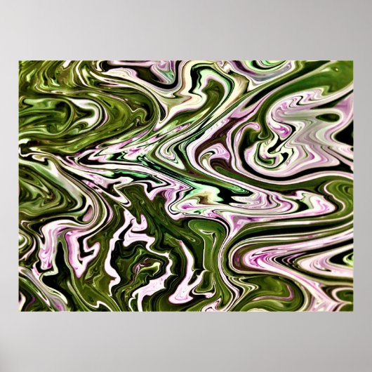 Abstracte kleurstudie 480, poster (Voorkant)