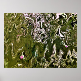 Abstracte kleurstudie 483, poster