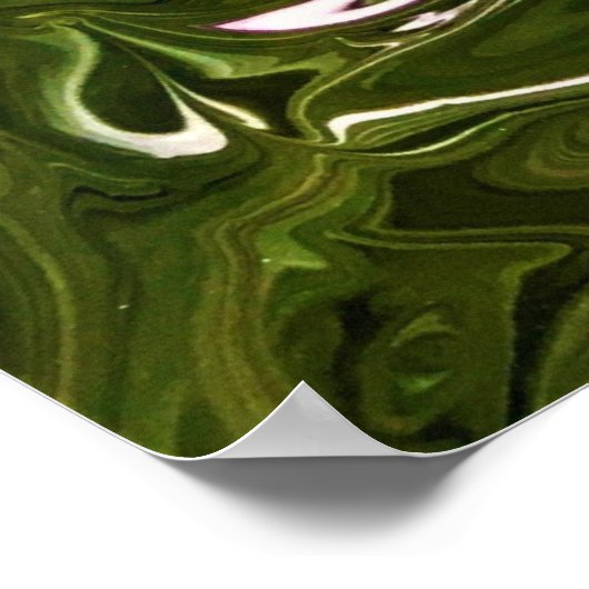 Abstracte kleurstudie 485, poster (Hoek)