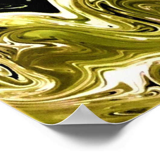 Abstracte kleurstudie 495, poster (Hoek)