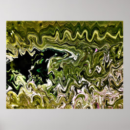 Abstracte kleurstudie 495, poster