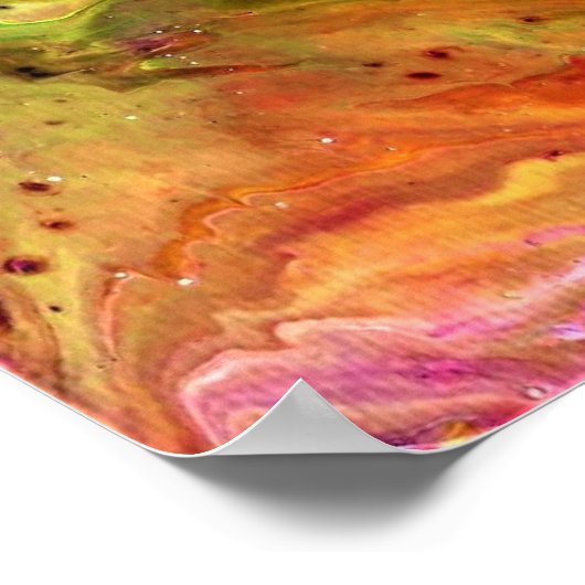 Abstracte kleurstudie 4, poster (Hoek)