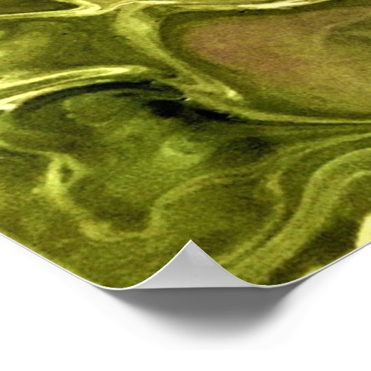 Abstracte kleurstudie 501; poster (Hoek)