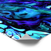 Abstracte kleurstudie 505, poster (Hoek)