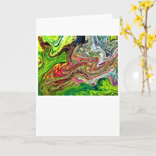 Abstracte kleurstudie 52, Kaart (Gele Bloem)