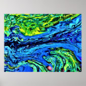 Abstracte kleurstudie 56, poster (Voorkant)