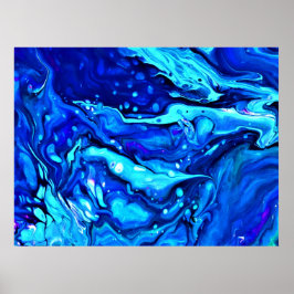 Abstracte kleurstudie 61, poster