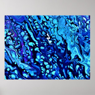 Abstracte kleurstudie 65, poster