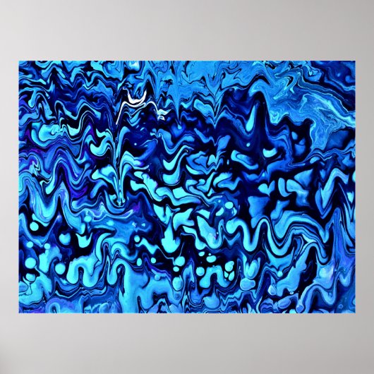 Abstracte kleurstudie 67, poster (Voorkant)