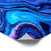 Abstracte kleurstudie 68; poster (Hoek)