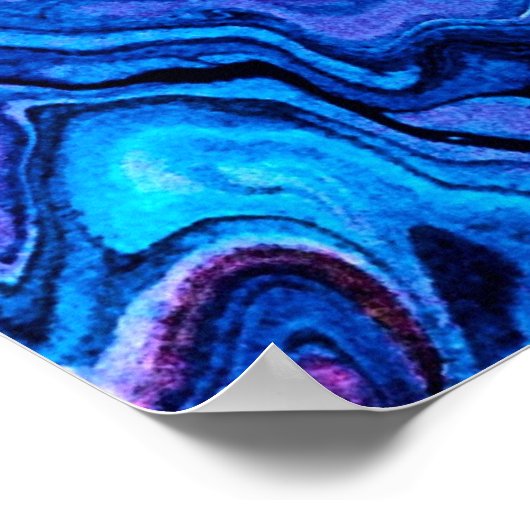 Abstracte kleurstudie 68; poster (Hoek)