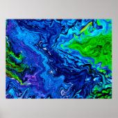 Abstracte kleurstudie 68; poster (Voorkant)