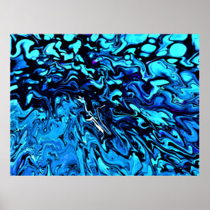 Abstracte kleurstudie 69, poster