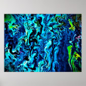 Abstracte kleurstudie 72; poster (Voorkant)