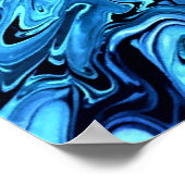 Abstracte kleurstudie 74; poster (Hoek)