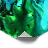 Abstracte kleurstudie 80, poster (Hoek)