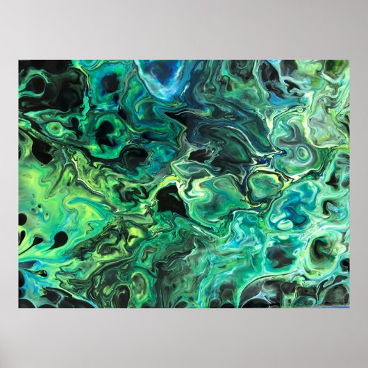 Abstracte kleurstudie 82; poster (Voorkant)