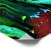 Abstracte kleurstudie 96, poster (Hoek)