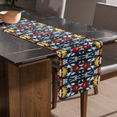 Abstracte kleurtextuur korte tafelloper