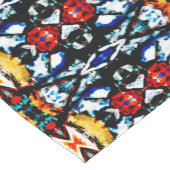 Abstracte kleurtextuur korte tafelloper (Hoek)