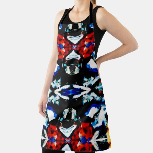 Abstracte kleurtextuur schort (Insitu)