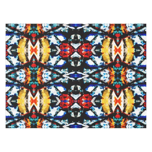 Abstracte kleurtextuur tafelkleed (Voorkant (Horizontaal))