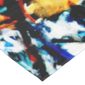 Abstracte kleurtextuur tafelkleed (Gekanteld)