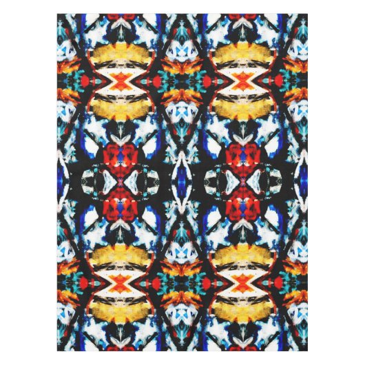 Abstracte kleurtextuur tafelkleed (Voorkant)