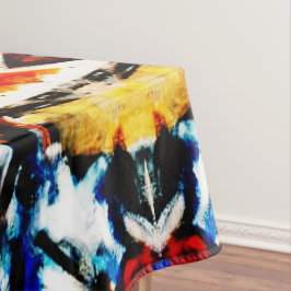 Abstracte kleurtextuur tafelkleed