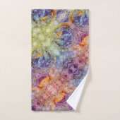 Abstracte kleurtijdastrologie bad handdoek (Handdoek)