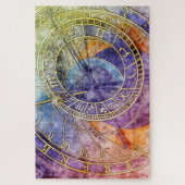 Abstracte kleurtijdastrologie legpuzzel (Verticaal)