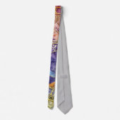 Abstracte kleurtijdastrologie stropdas (Achterkant)